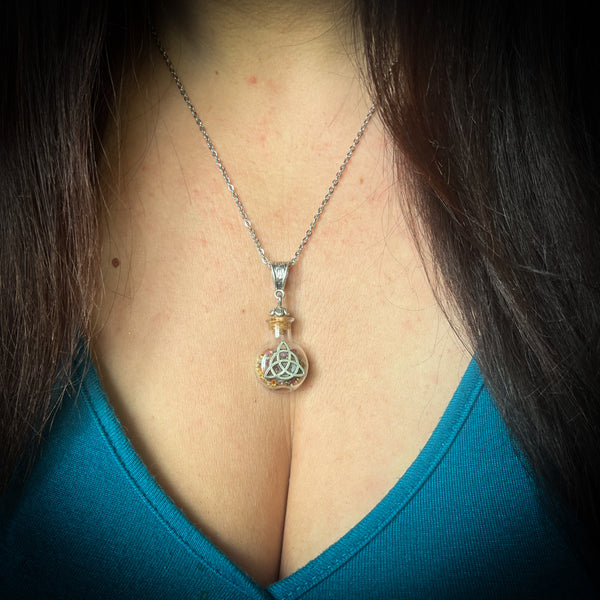 Bright Blessings Triquetra Necklace