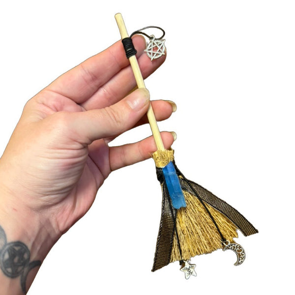 Celestial Aura Broom MoonChild Spiritual Emporium