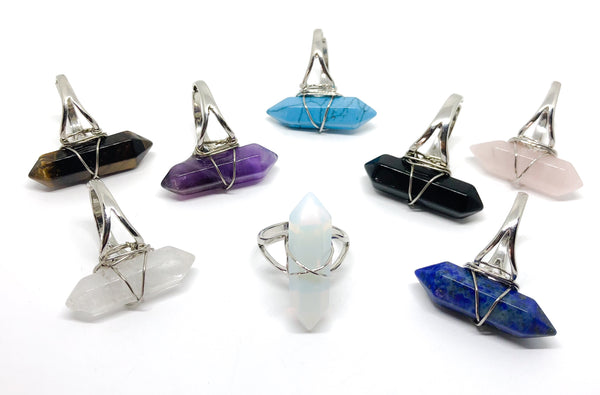 Crystal Point Energy Ring