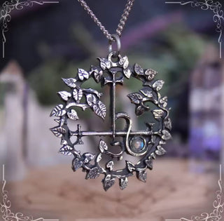 Sigil of Lilith Necklace ~ Labradorite