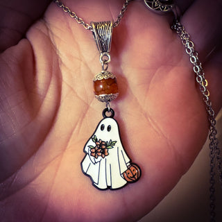 Autumn Whispers Ghost Necklace