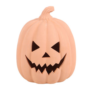 15cm Terracotta Jack o Lantern
