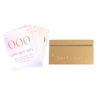 Angel Number Affirmation Cards ~ With Wooden Stand