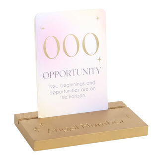 Angel Number Affirmation Cards ~ With Wooden Stand