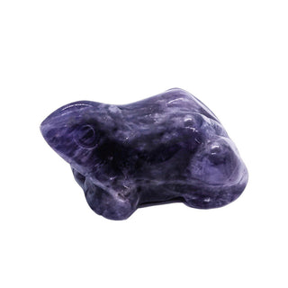 Amethyst Crystal Frog Statue