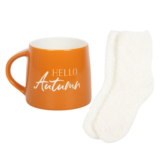Hello Autumn Mug & Sock Set