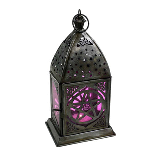 Pentacle Lantern ~ Purple Panel