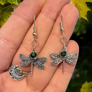 Forest Dragonfly Earrings