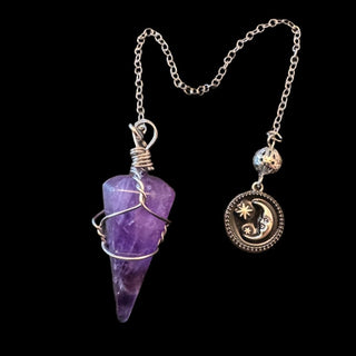 Amethyst Celestial Pendulum ~ WitchCrafted