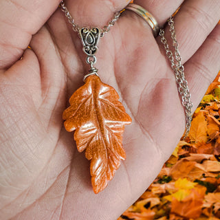 Autumn Witch’s Necklace ~ Orange Aventurine