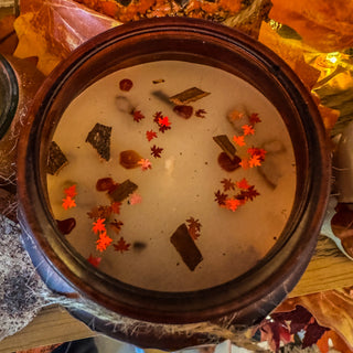 Harvest Hearth Candle ~ Cinnamon & Carnelian