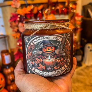 Harvest Hearth Candle ~ Cinnamon & Carnelian