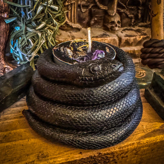 Hecate’s Serpent Tealight Holder – Honoring the Goddess