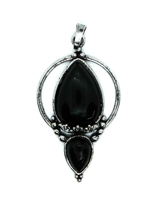 Shadow Veil Obsidian Pendant – Protection & Grounding