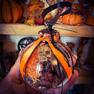 Veil of Shadows, Samhain Witch Ball – Honoring the Ancestors