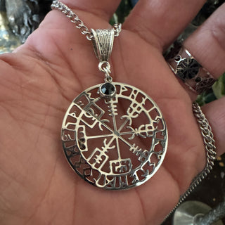 The Wayfinder Compass ~ Obsidian Protection Amulet