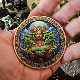 Gaia’s Embrace ~ Copper Earth Altar Coin
