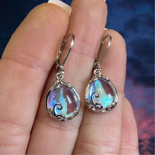 Mystic Aura Teardrop Earrings