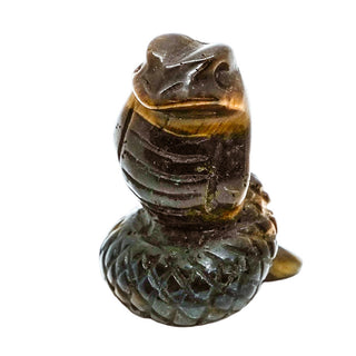 Tigers Eye Snake Totem ~ Guardian of Transformation