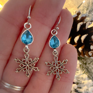 Winter’s Embrace Snowflake Earrings