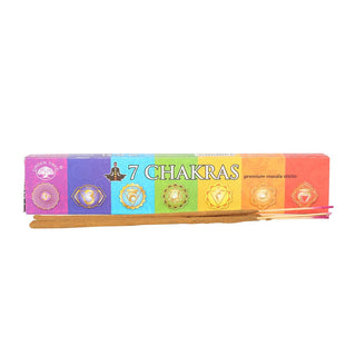 7 Chakra Incense Sticks ~ Green Tree