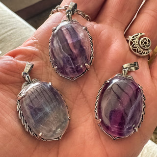 Aura Veil Fluorite Necklace