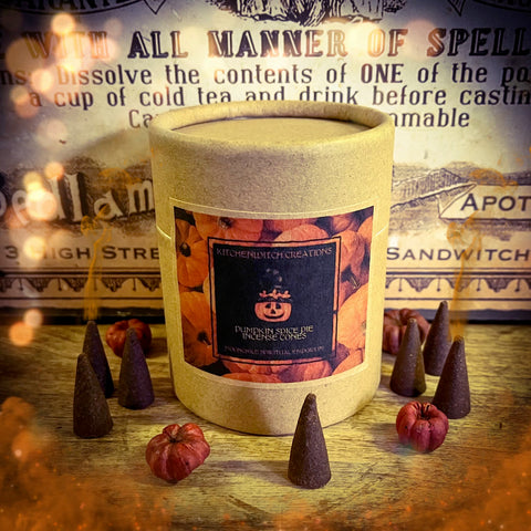 Pumpkin Spice Pie Incense Cones ~ Tub of 50