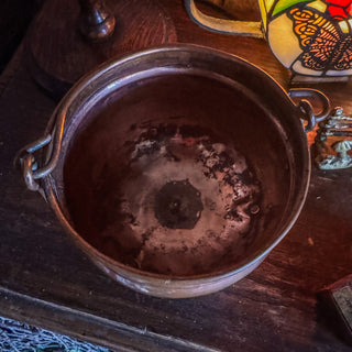 Antique Copper Cauldron ~ A Vessel of Magick & Energy Amplification