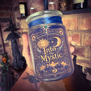 Into the Mystic ~ Celestial Crystal Candle