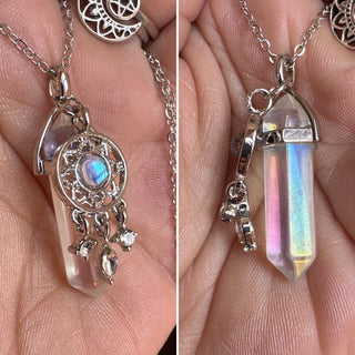 Dream Weavers Serenity Necklace ~ Angel Aura Crystal