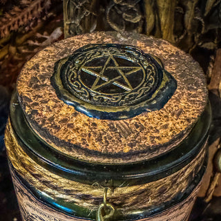 The Unbarred Way ~ Road Opening & New Beginnings Spell Jar Candle