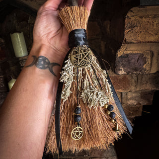 The Threshold Keeper ~ Handcrafted Energy Cleansing Broom