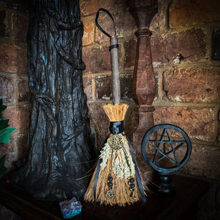 The Threshold Keeper ~ Handcrafted Energy Cleansing Broom