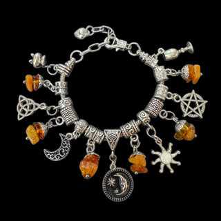 The Amber Eclipse Charm Bracelet