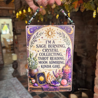 Sage & Starlight Witch Plaque