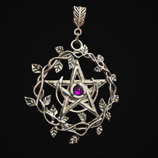 Pentacle Wreath Necklace