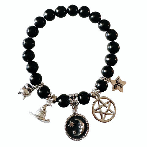 Obsidian Witch Bracelet