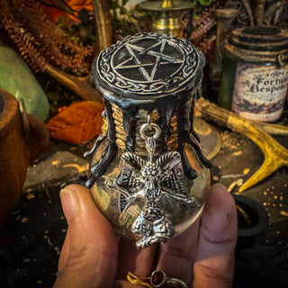 The Alchemy of Shadow & Light ~ Baphomet Spell Bottle