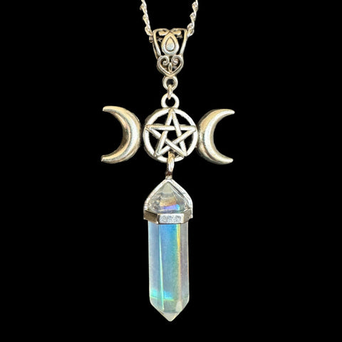 Triple Moon Aura Necklace