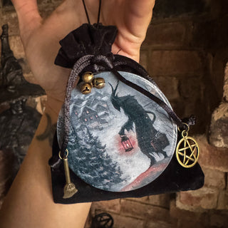 Krampusnacht ~ Yuletide Protection Charm Pouch