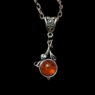 Amberwood Enchantment ~ Amber Pendant Necklace