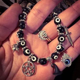 Hex Deflection Charm Bracelet