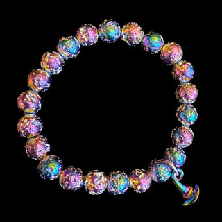 Witchfire Aura Bracelet ~ Lavastone Aura