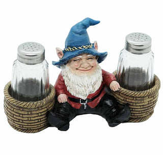 Gnome Salt and Pepper Set ~ Keeper of the Seasonings