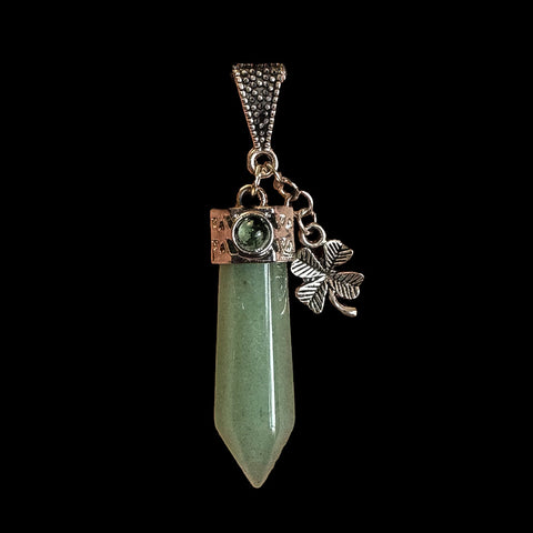 Aventurine Luck Drawing Necklace
