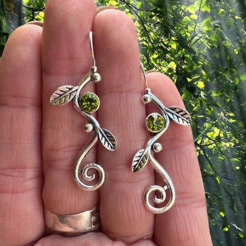 Spiral Earth Goddess Earrings