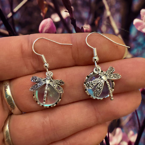 Mystic Aura Dragonfly Earrings
