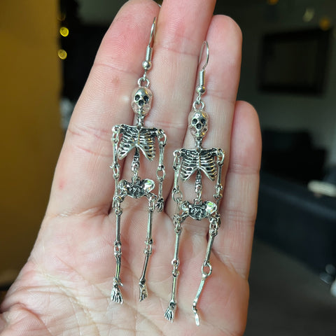 Jointed Skeleton Earrings