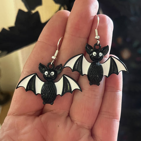 Burton the Bat Earrings