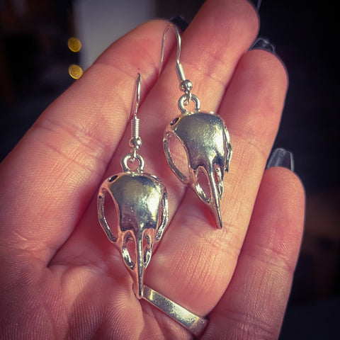 Bird Skull Earrings